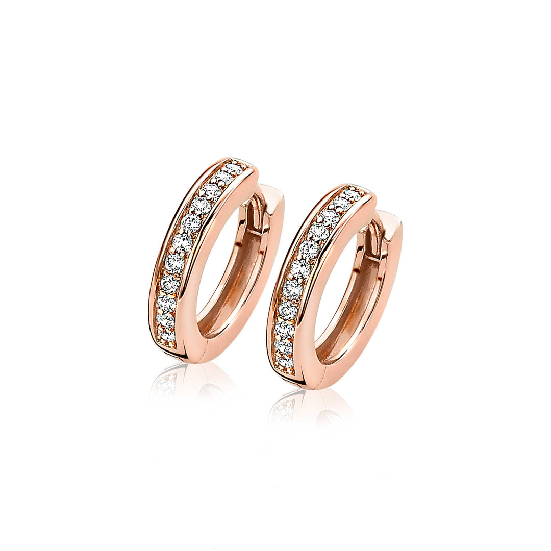 Zinzi Earrings Gold Plated Zio186 D