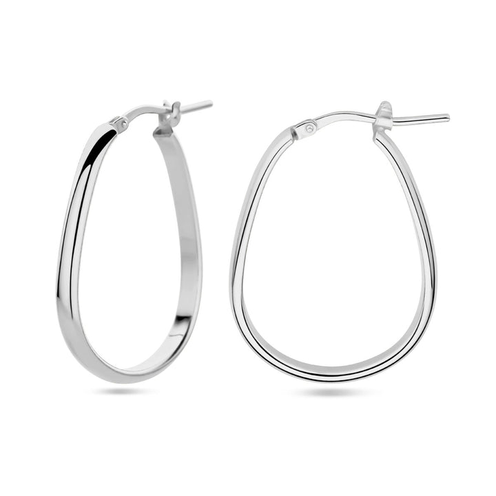 earrings silver rhodium plated