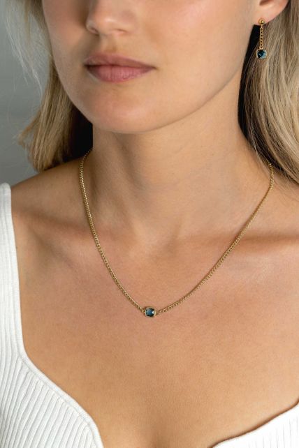 Zinzi Necklace Gold Plated Zic2417 G