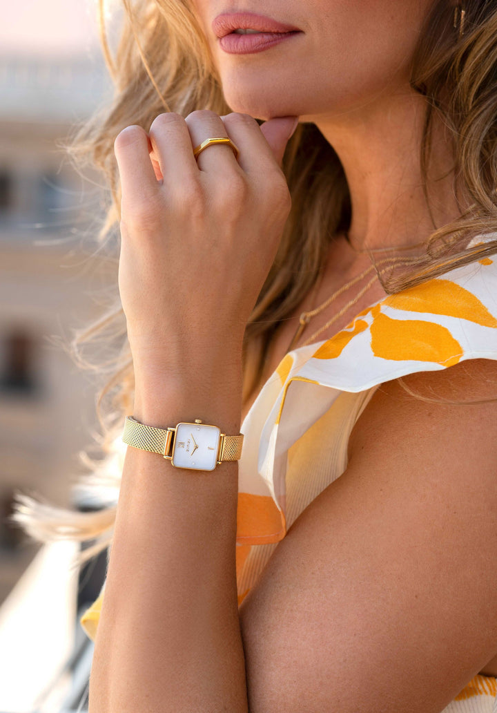 Zinzi Yellow Gold Colored Watch Gold Plated Ziw1734