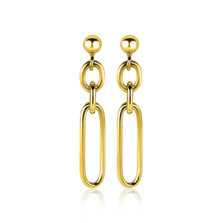 Zinzi Long Earrings Gold Plated Zio1991 G
