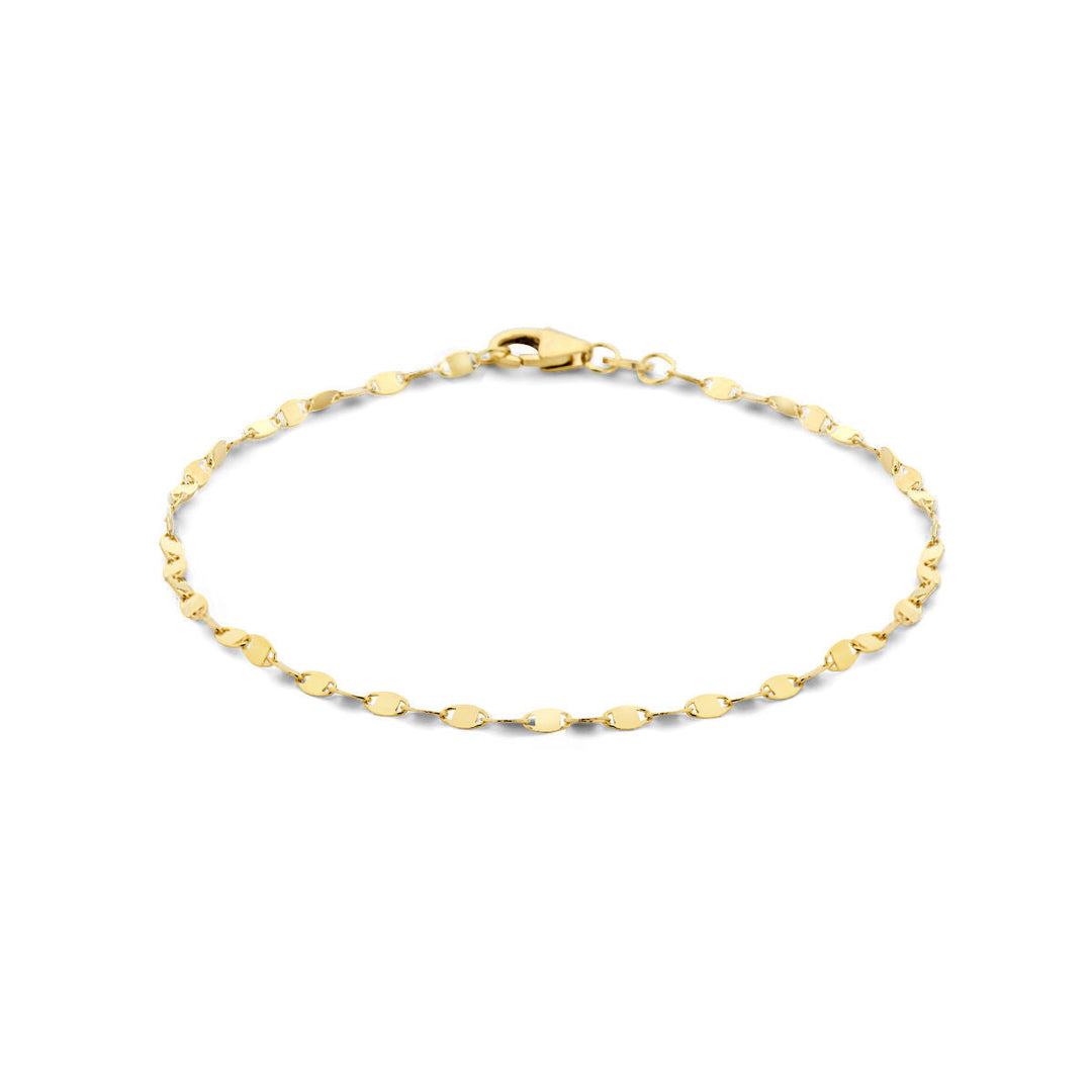 bracelet 2.0 mm 18 cm 14K yellow gold