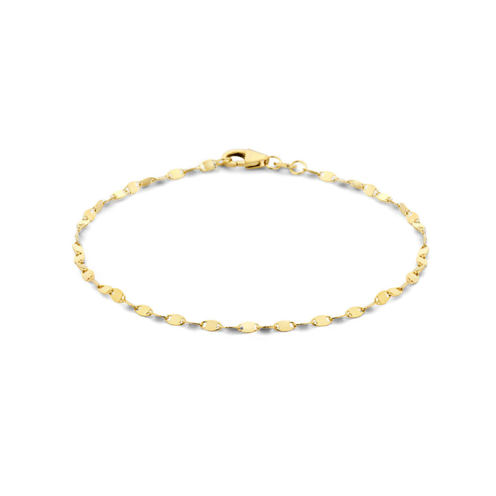 bracelet 2.0 mm 18 cm 14K yellow gold