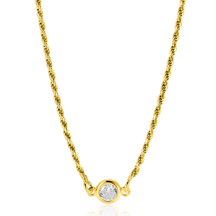 Zinzi Necklace Gold Plated Zic2461 Y