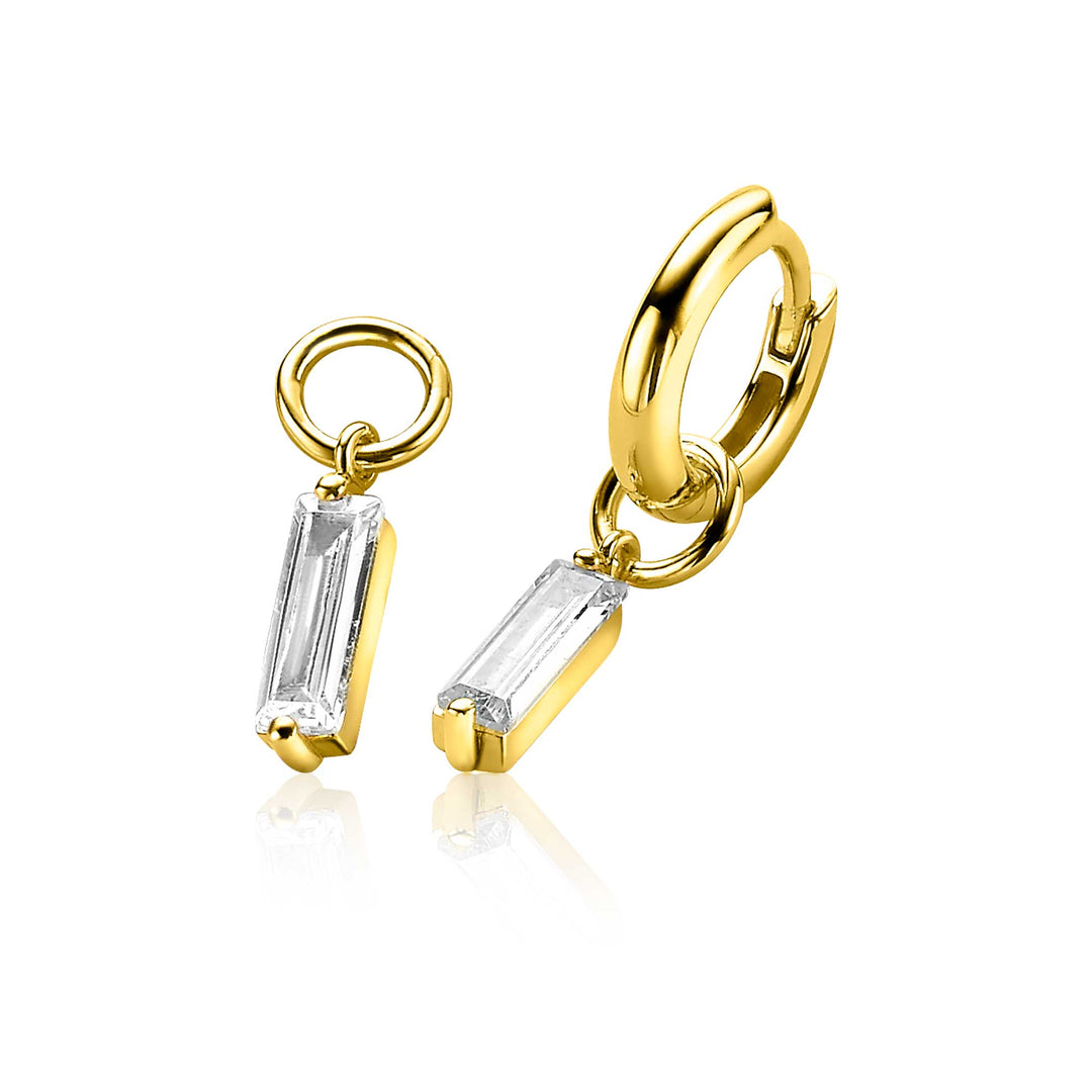 Zinzi Earrings Gold Plated Zich2056 Y