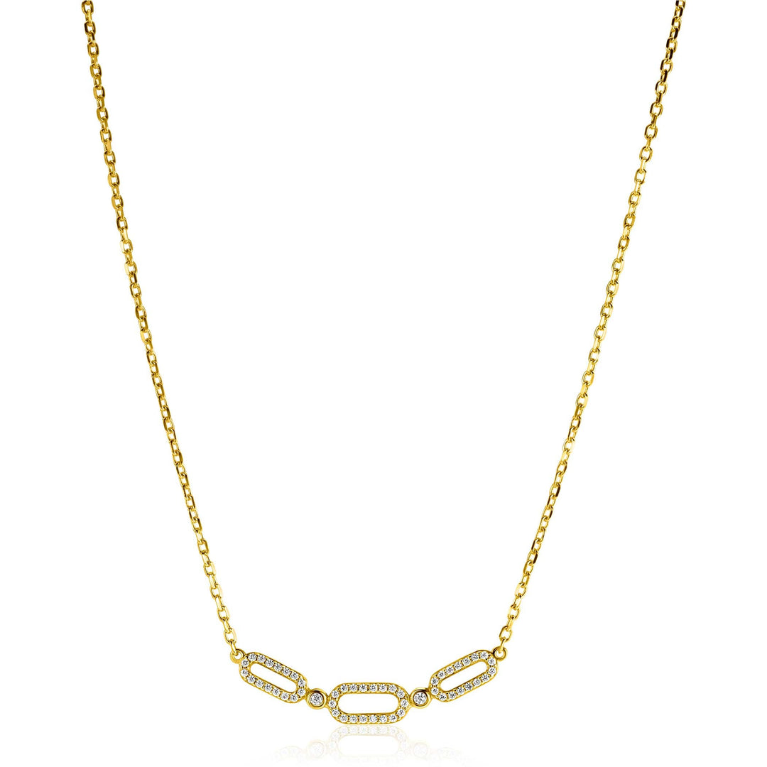 Zinzi Necklace Gold Plated Zic2398 Y