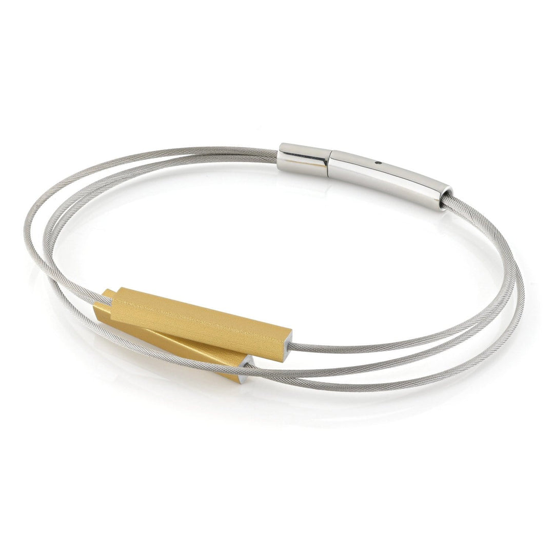 Armband staafjes Goudkleurig|Geel A243G