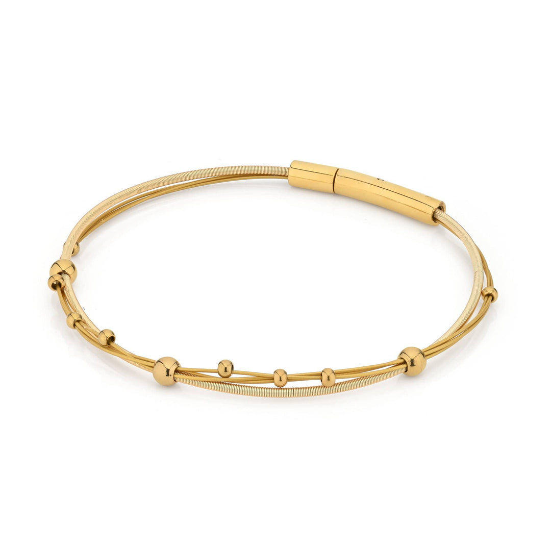 Bracelet playful balls of gold A269G