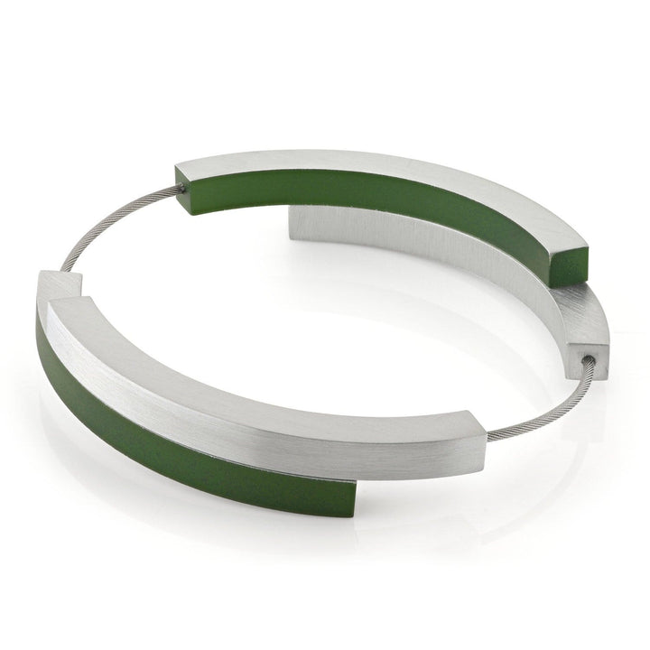 Armband Vier bogen Groen A32GR
