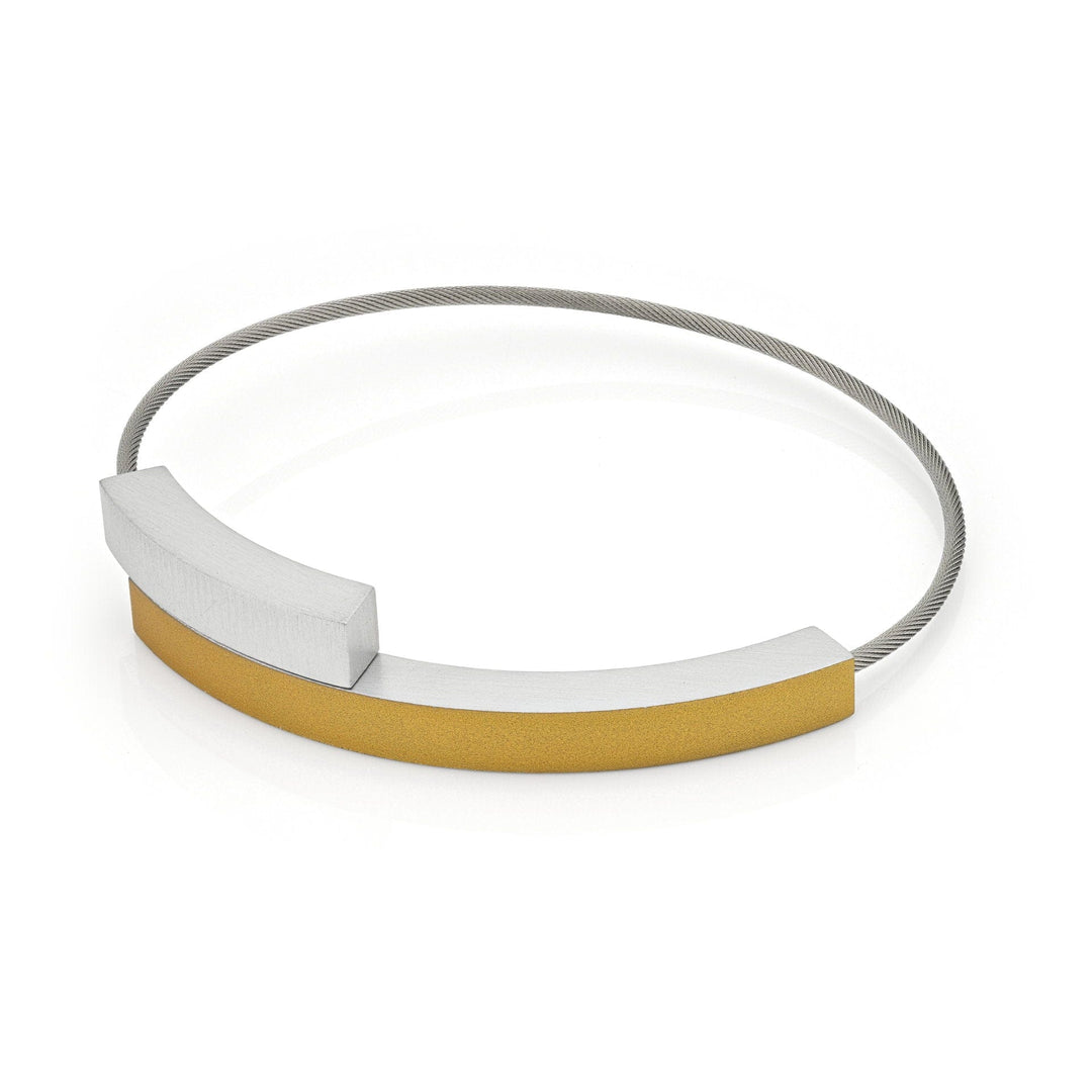 Armband Twee boogjes Goudkleurig A34G