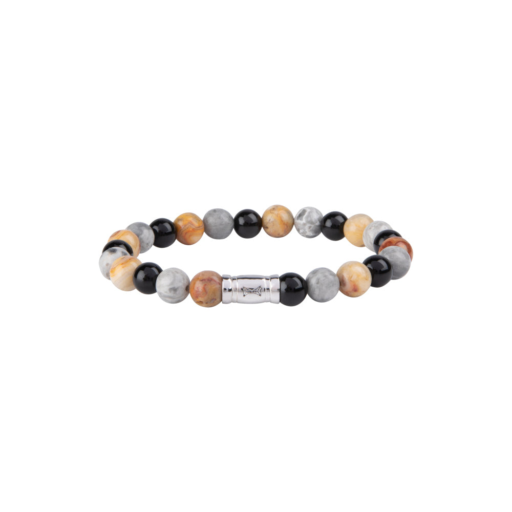 Beaded bracelet men - El Capitan - 8mm
