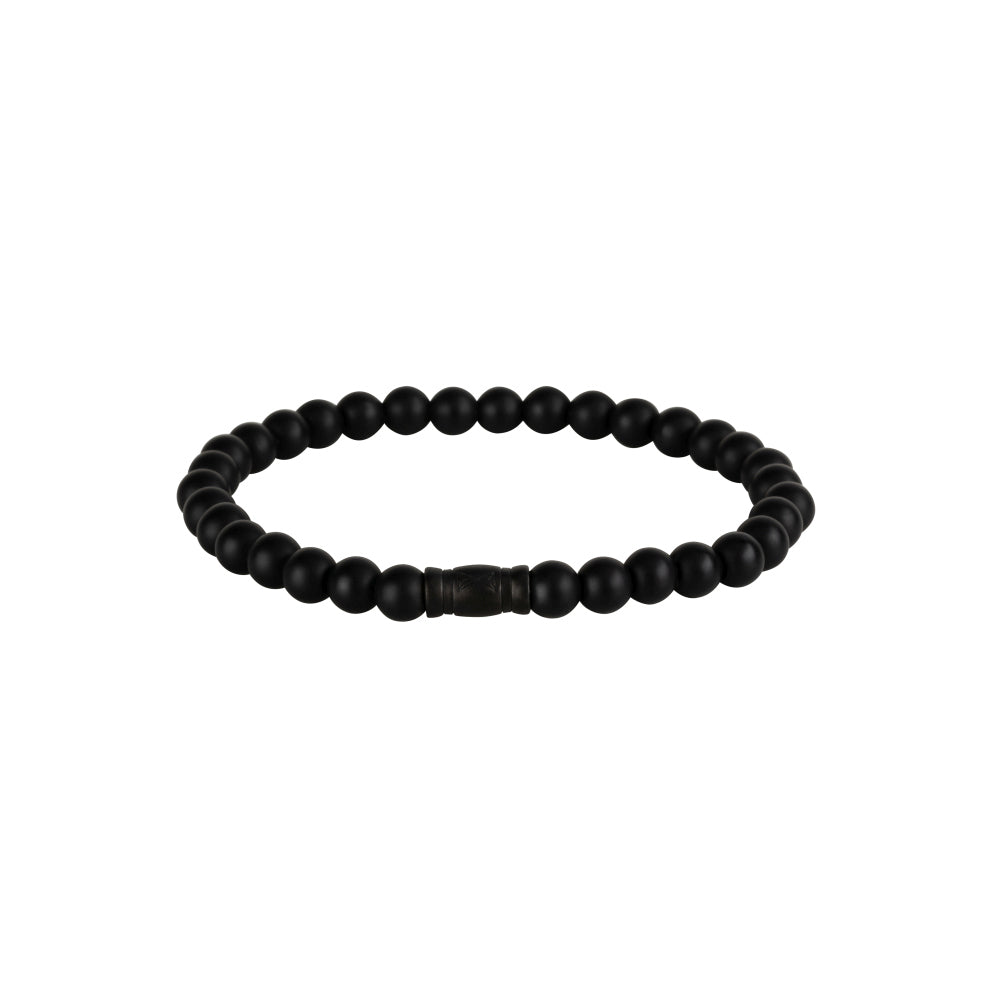 Beaded bracelet men - Black Elk Peak - 6mm