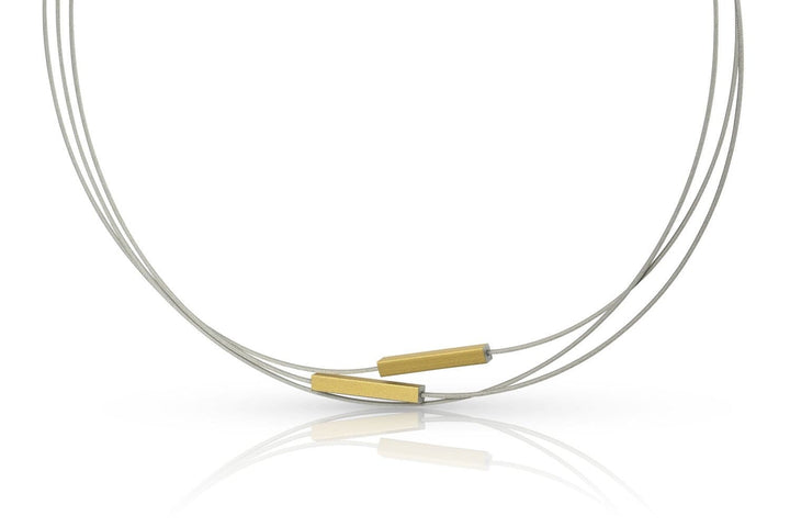 Necklace Bars Gold C243G