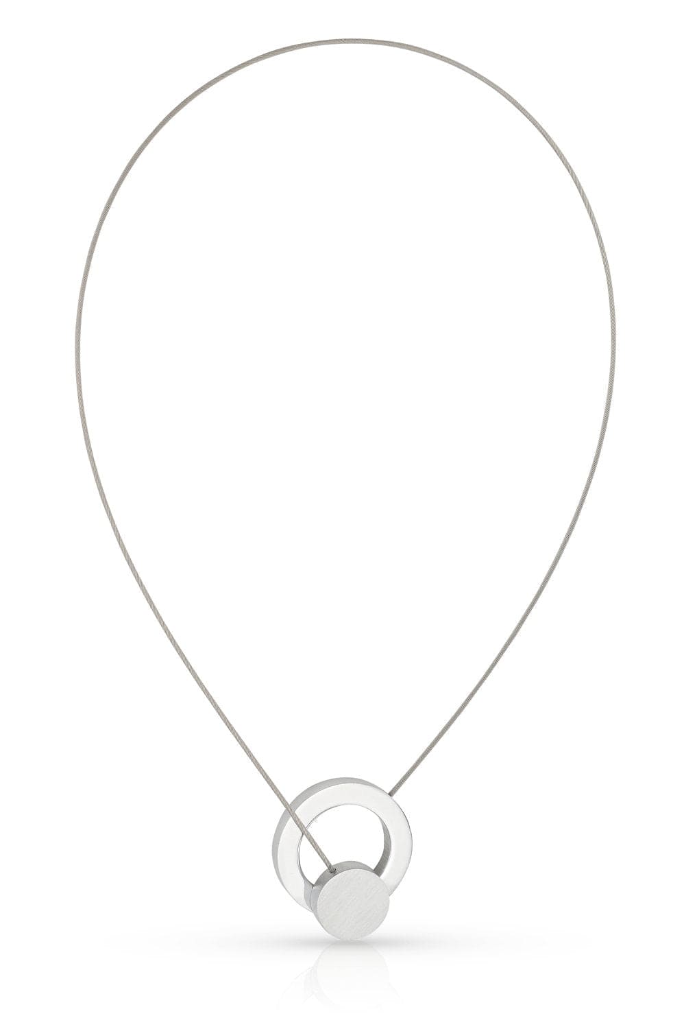Necklace round and a ring C266