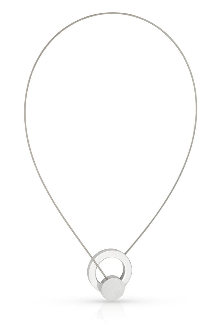 Necklace round and a ring C266