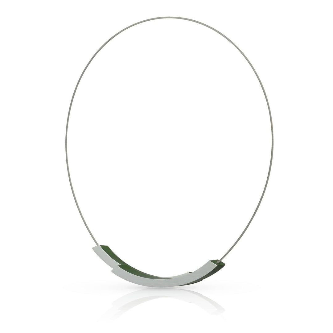 Necklace Bows Green C74GR