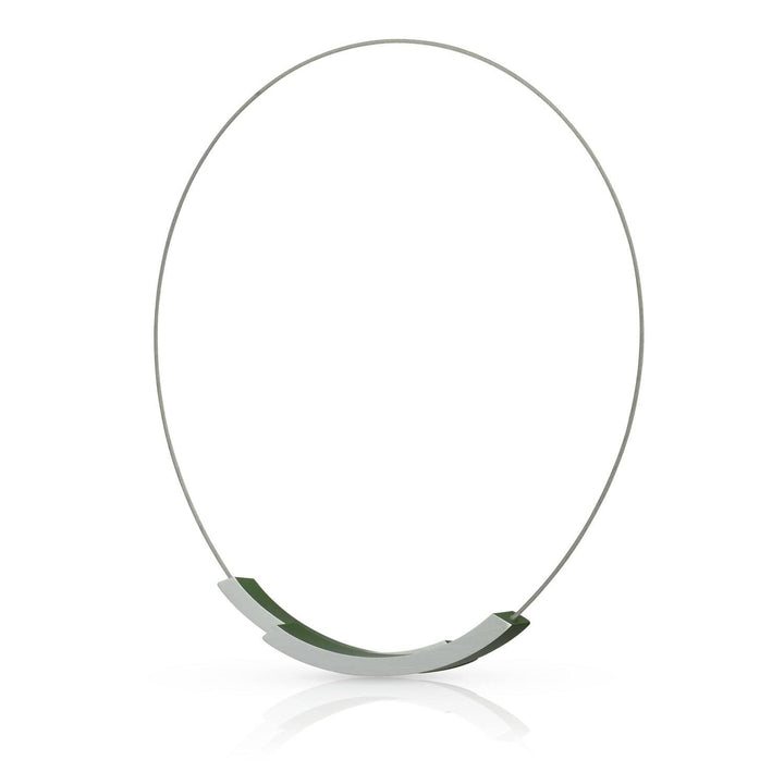 Necklace Bows Green C74GR