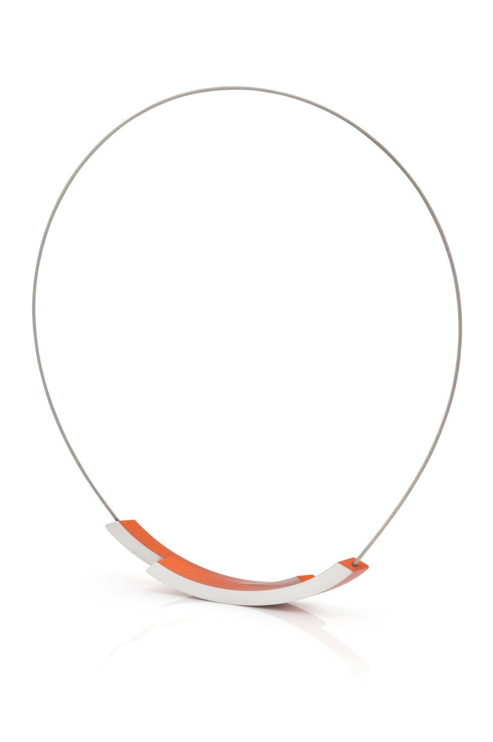 Necklace Bows Orange C74O