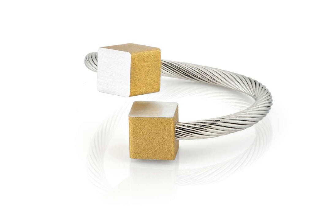 Ring Cubes Gold|Yellow R4G