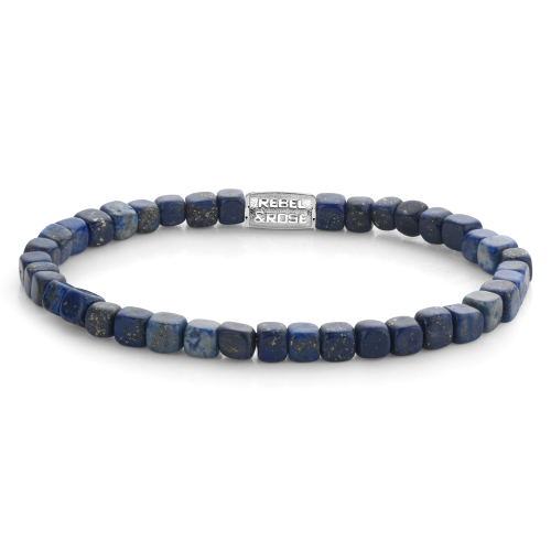 Roll The Dice - Lapis Lazuli - 4mm - Heren Kralen Armband