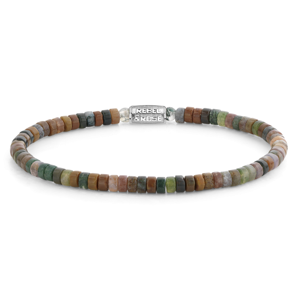 Slices - Indian Summer - 4mm - Kralen Armband Dames