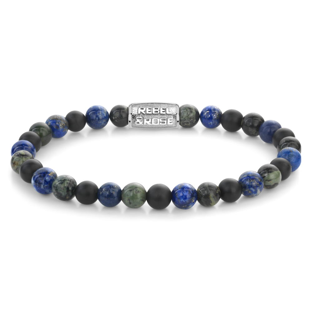 River Deep - 6mm - Heren Kralen Armband
