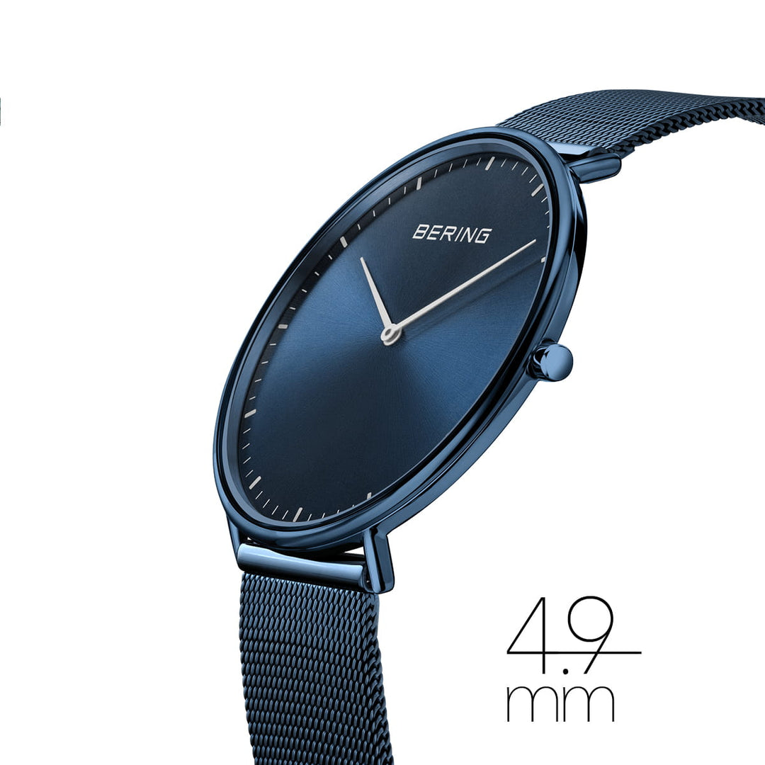 Bering unisex watch blue dial - 15739-397