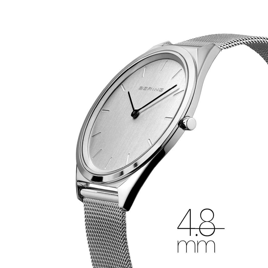 bering unisex horloge zilveren wijzerplaat - 17039-000