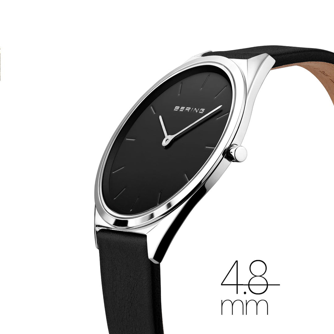 Bering unisex watch black dial - 17039-402