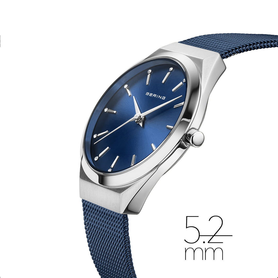 Bering unisex watch blue dial - 17031-307