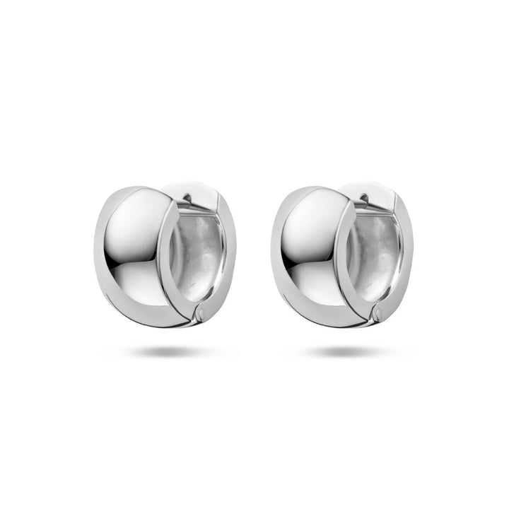 drop earrings ball silver rhodium plated