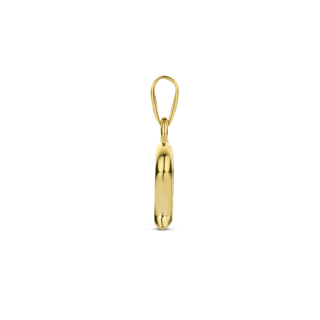 pendant heart 14K yellow gold