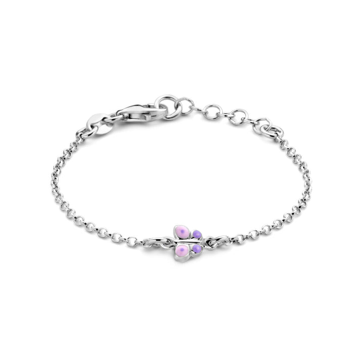 bracelet butterfly 11 + 2 cm silver rhodium plated