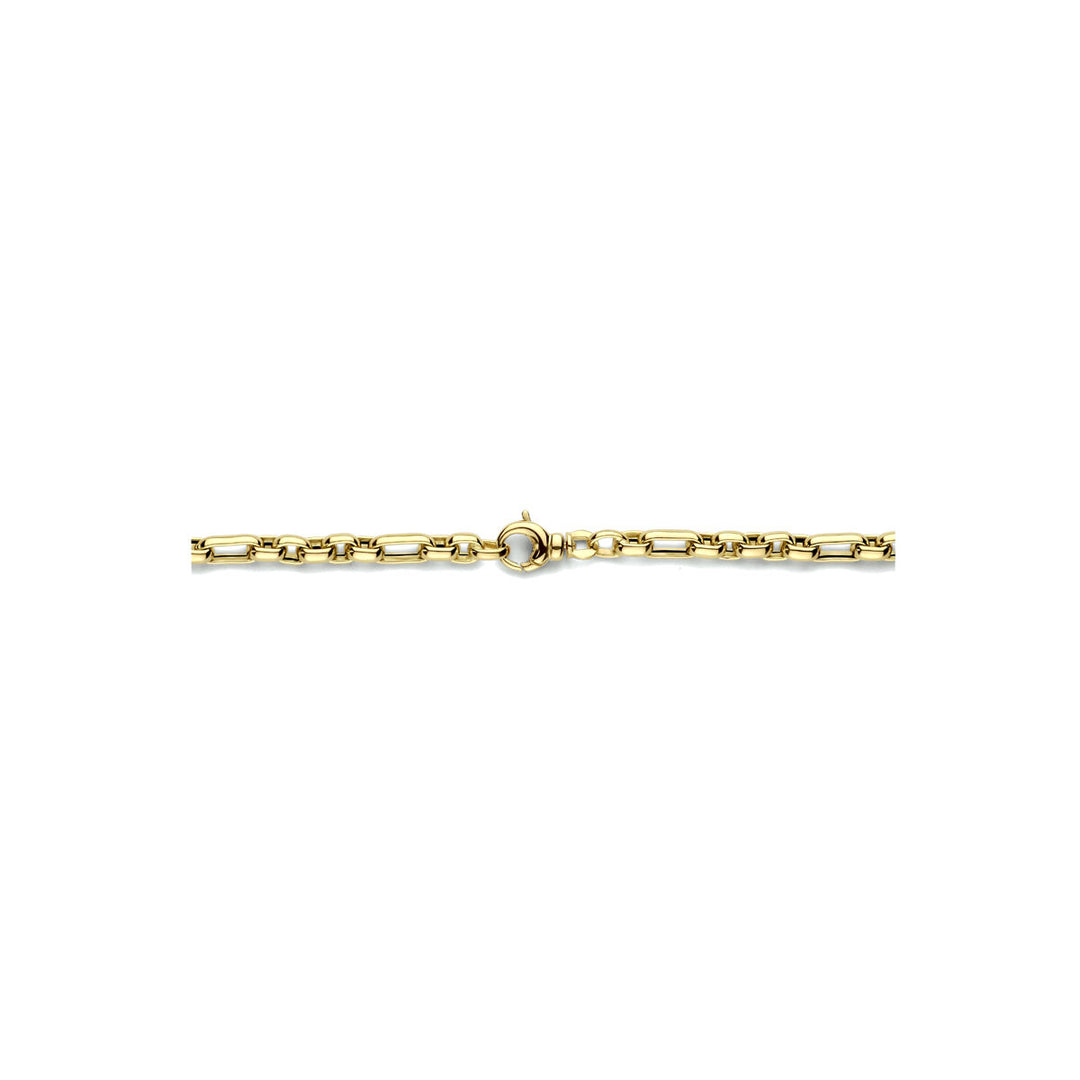 necklace anchor 4.8 mm 45 cm 14K yellow gold