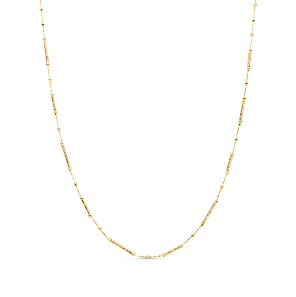 14K Geelgouden Collier – Subtiel en Elegant Sieraad voor Dames