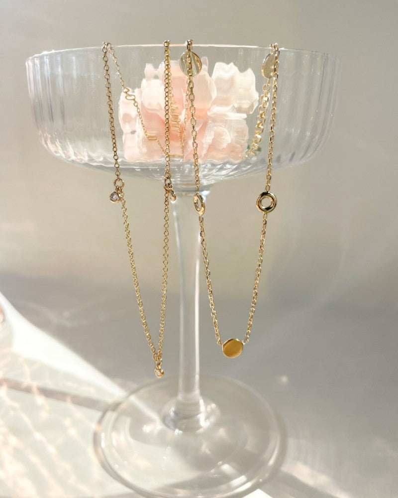 Collier geelgoud