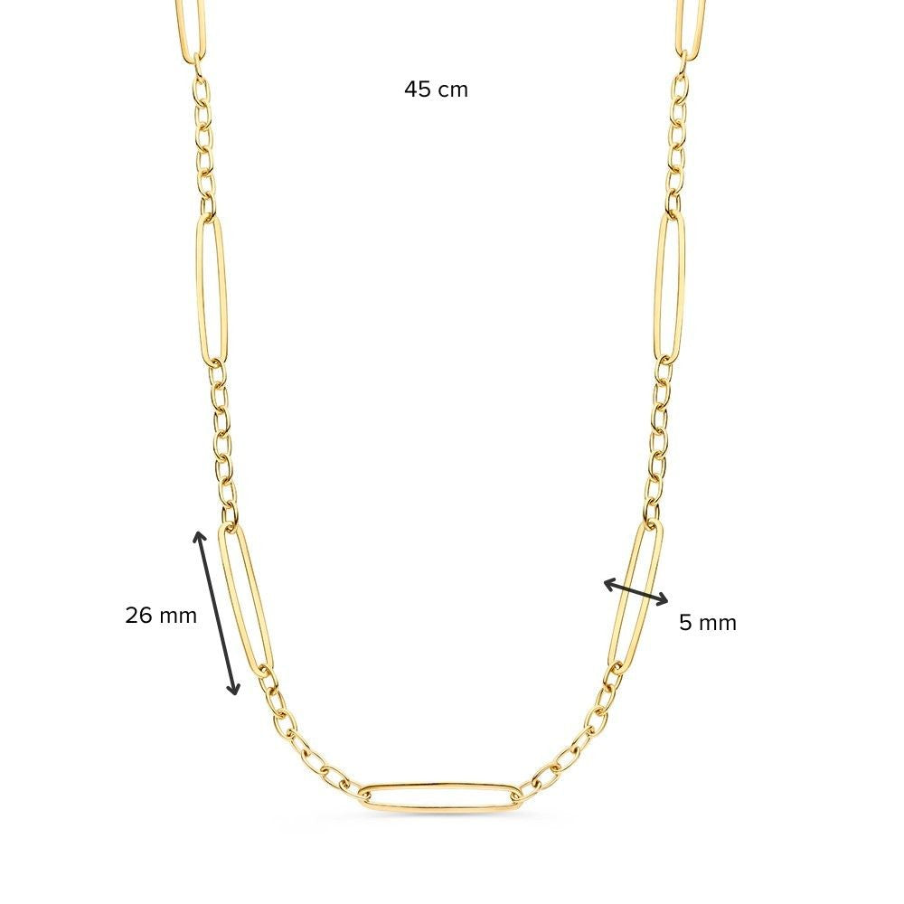 Collier geelgoud