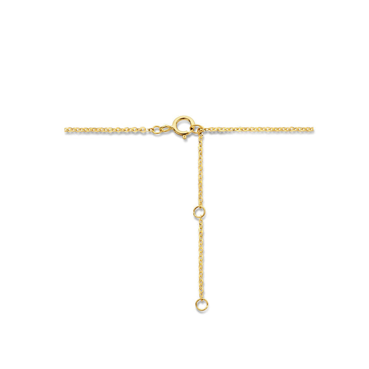 Gold ladies necklace pearl 14K