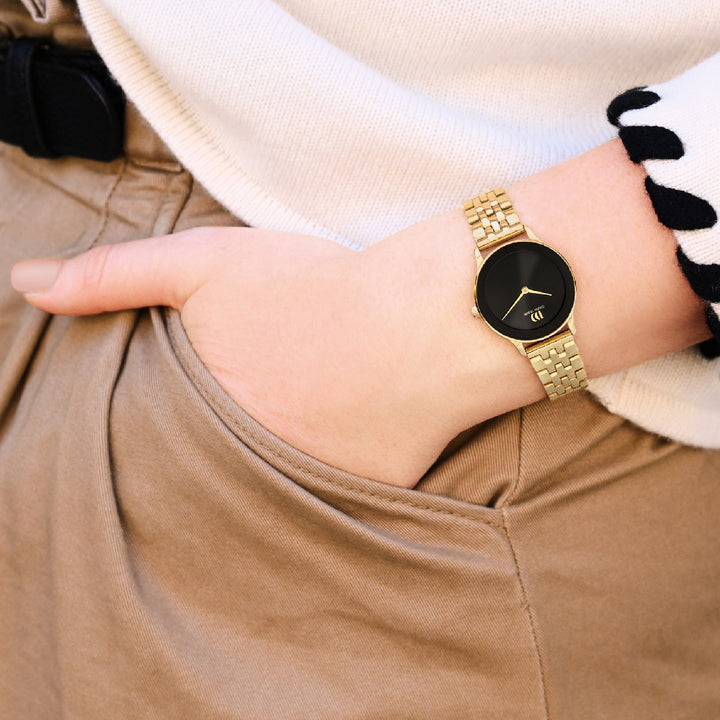 Danish design ladies watch black dial - IV99Q1288