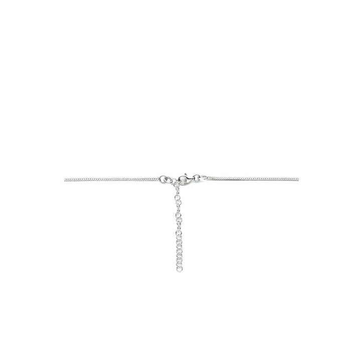 necklace snake flat 1.7 mm 40 + 5 cm silver rhodium plated
