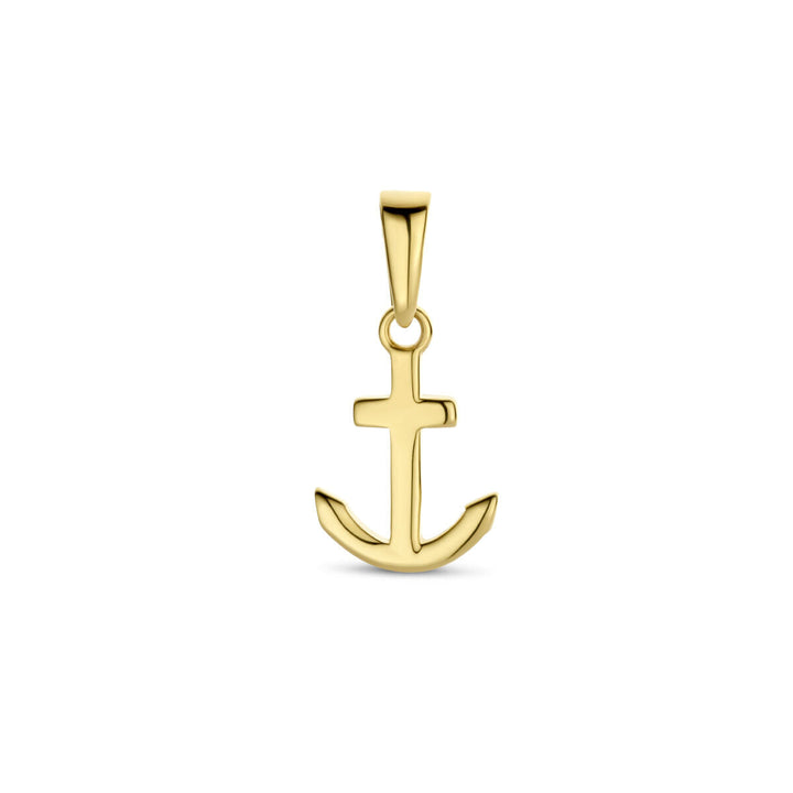 hanger anker 14K geelgoud