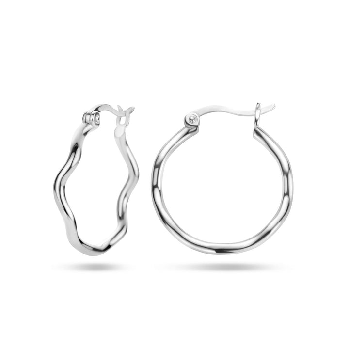 earrings silver rhodium plated