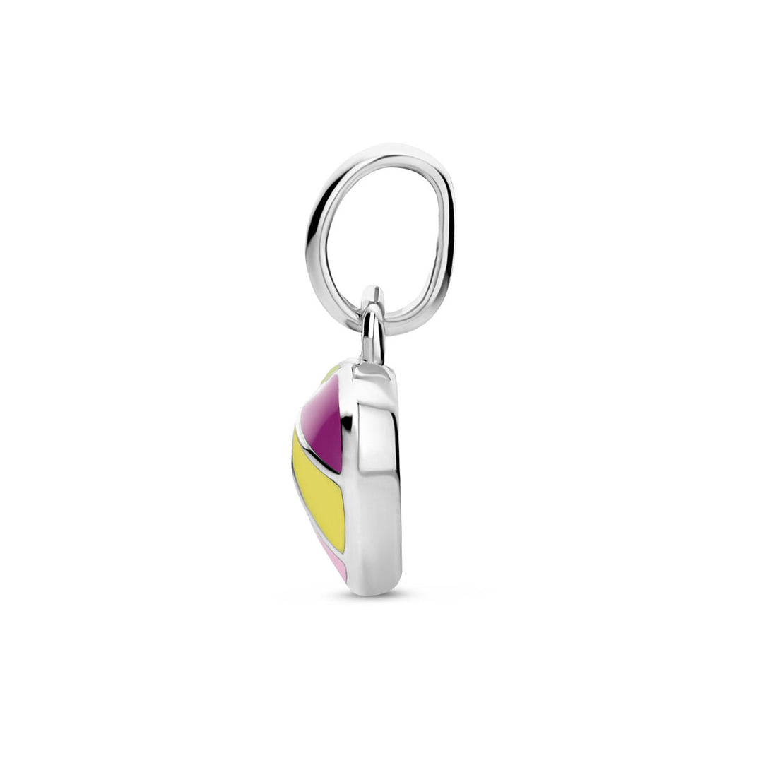 hanger hart zilver gerhodineerd