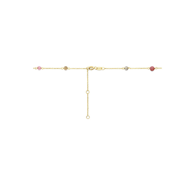 necklace tourmaline 40 - 42 - 44 cm 14K yellow gold