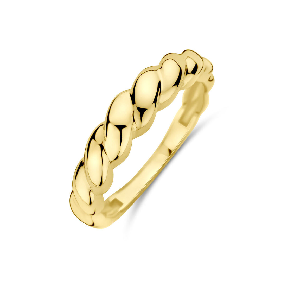 ring gedraaid 14K geelgoud