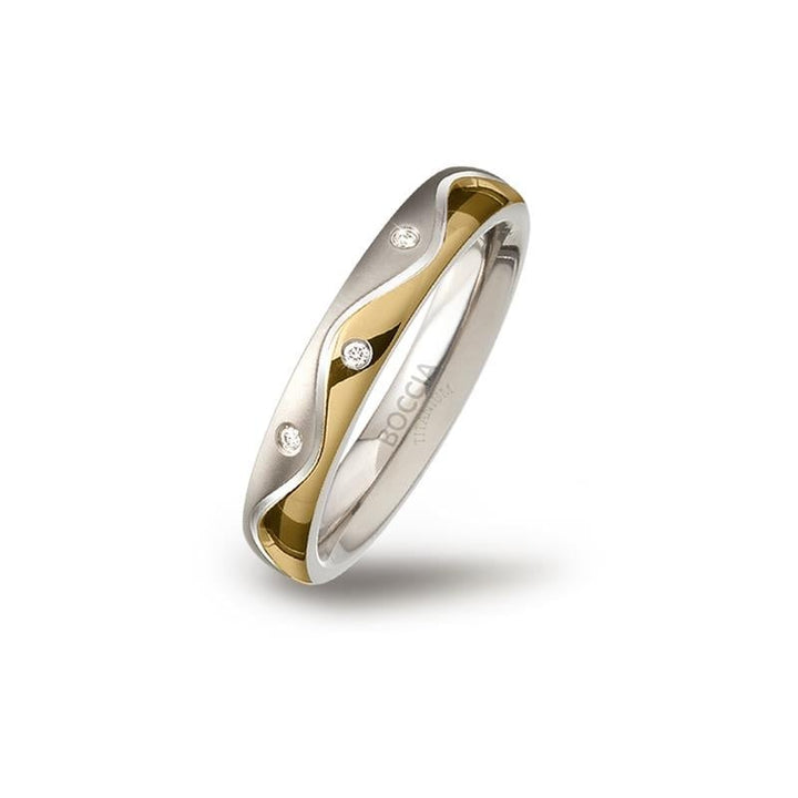 Boccia Titanium Ring Bicolor dia 3/0.015 - 0150-03