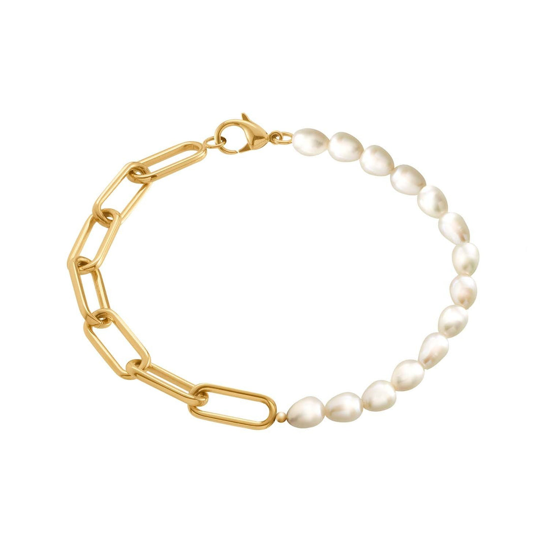 Boccia Titanium Bracelet GP pearl 03048-02