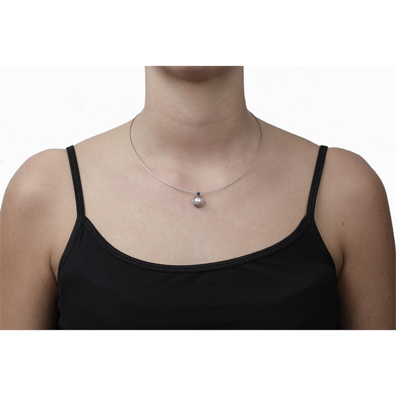 Boccia Titanium Pendant pearl 07002-01