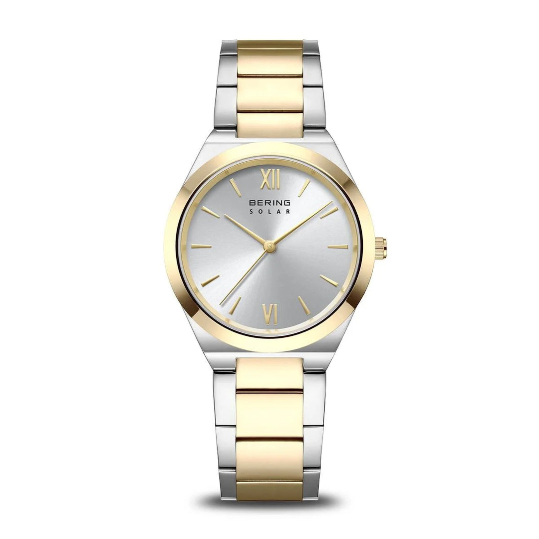 Bering horloge dames – Solar bicolor