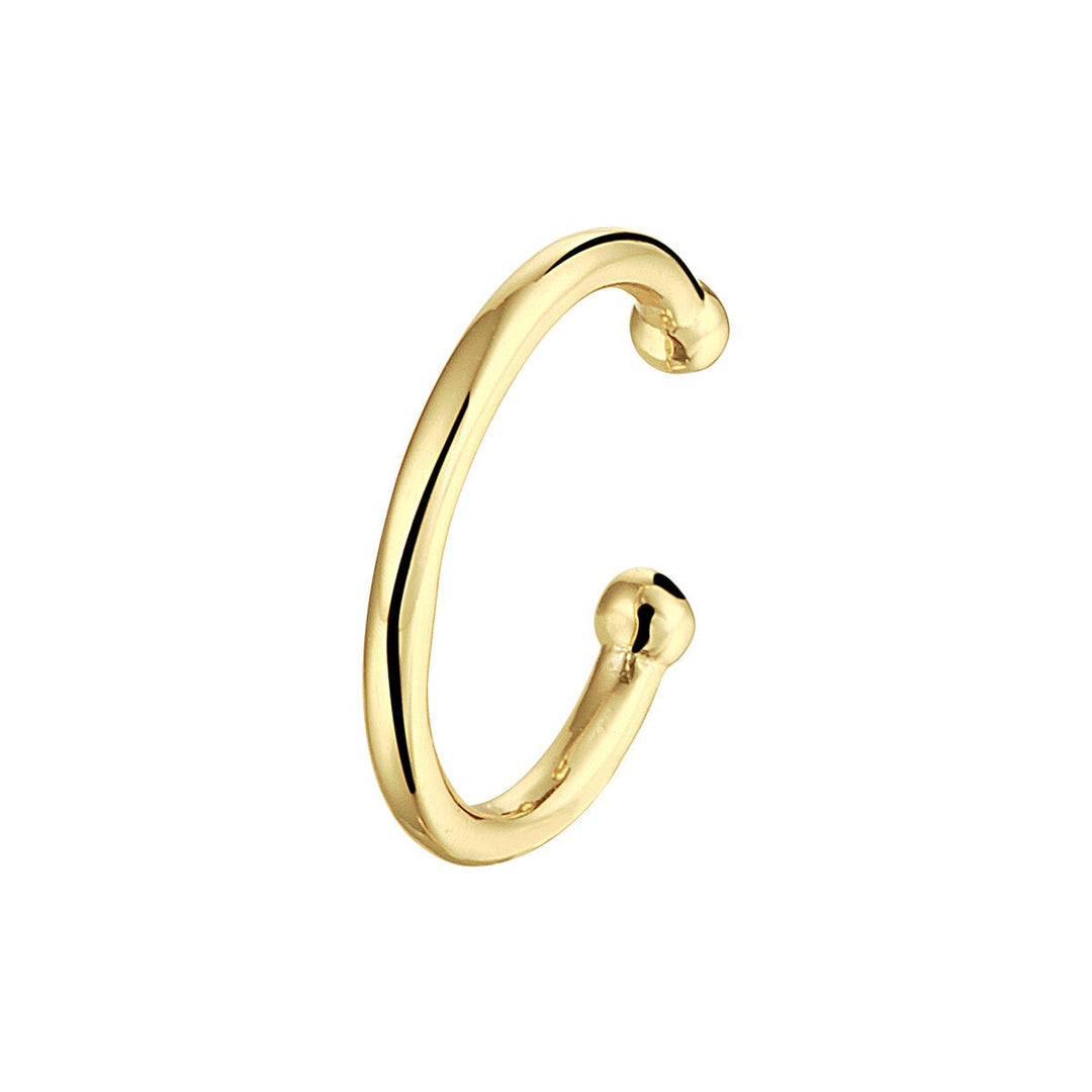 earcuff 1 micron silver gold plated (yellow)